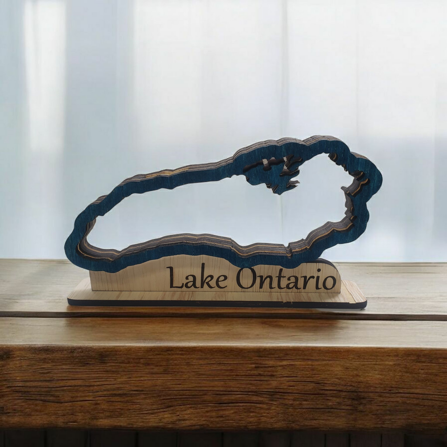 Lake Ontario Sea Glass Shadowbox Display, Single Sided, Double Sided Shelf Sitter, Standard and High Capacity, Medium