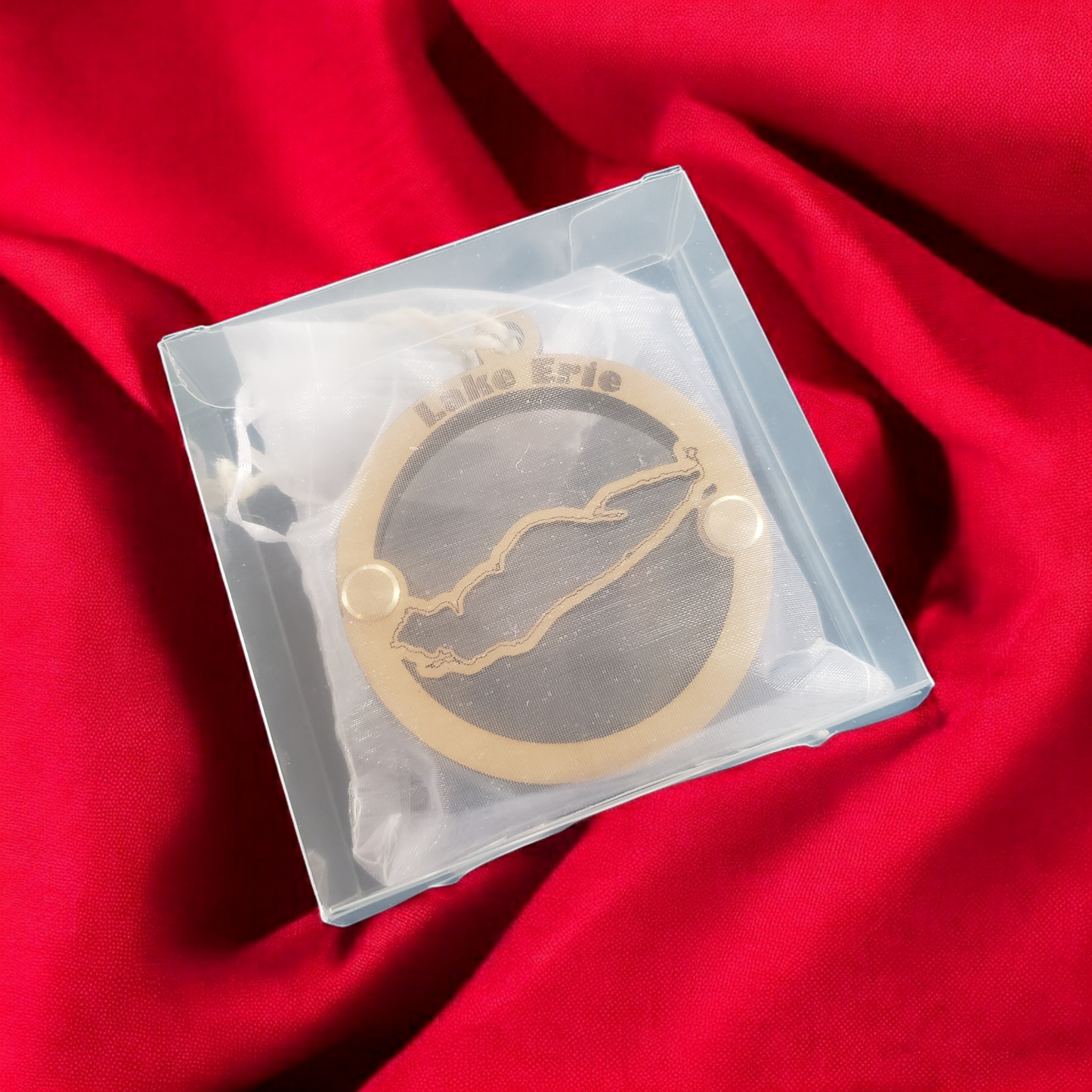 Kelleys Island, OH Beach Glass Shadowbox Ornament